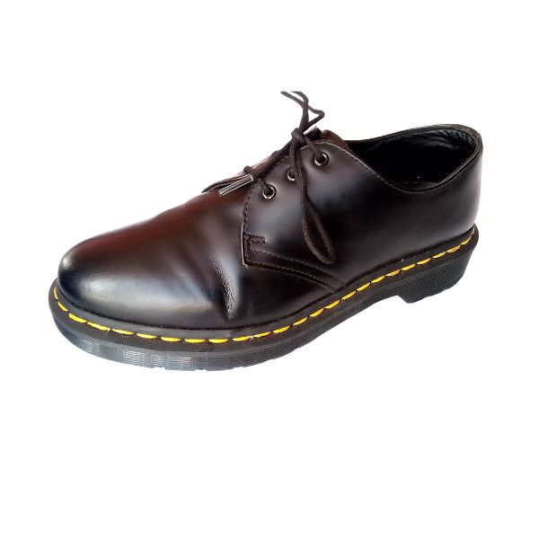 1461 Mono Black Leather Oxford Shoe | 7 UK