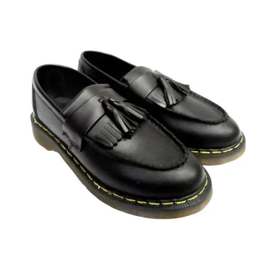 Adrian Tassel Loafers Black | 5 UK - Preloved Docs