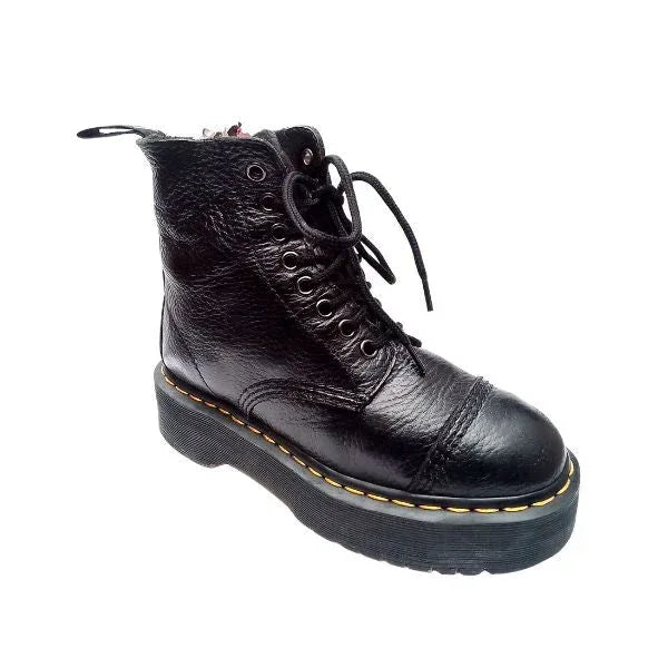 Sinclair Platform Milled Leather | 4 UK - Preloved Docs