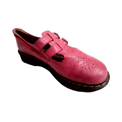 8065 Mary Jane Virginia Leather Pink Shoes | 6 UK