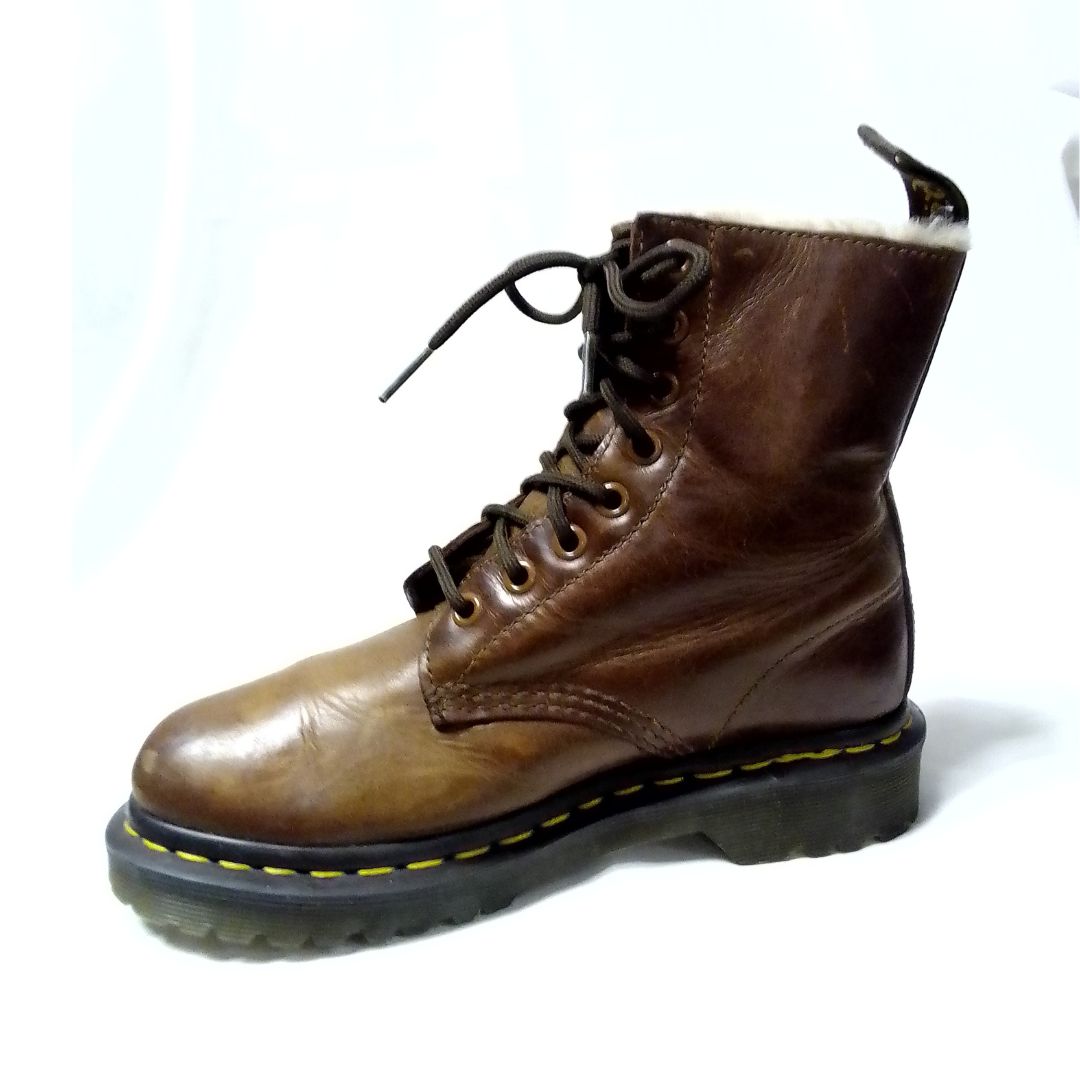 1460 Serena Brown Leather Faux Fur Lining | 3 UK