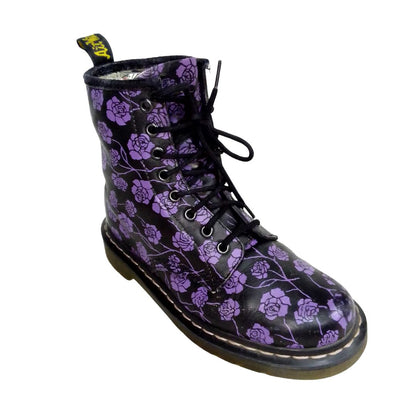 1460 Black & Purple Gothic Rose | 5 UK