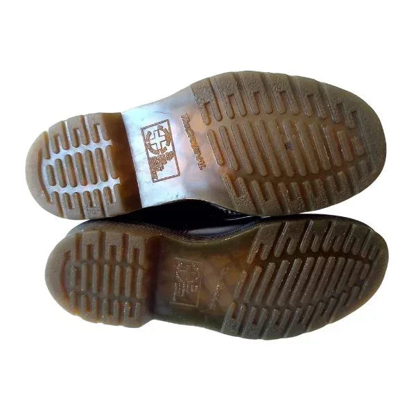 101 6 Hole Mono Black Smooth Leather | 5 UK - Preloved Docs