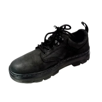 Reeder Milled Nubuck Leather Utility Black | 6 UK - Preloved Docs