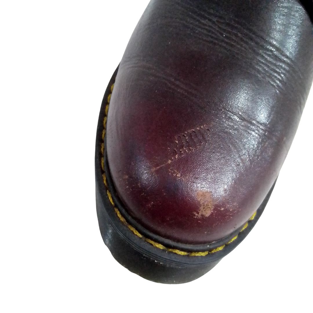 Shriver Hi Boots Burgundy Vintage Finish | 7 UK