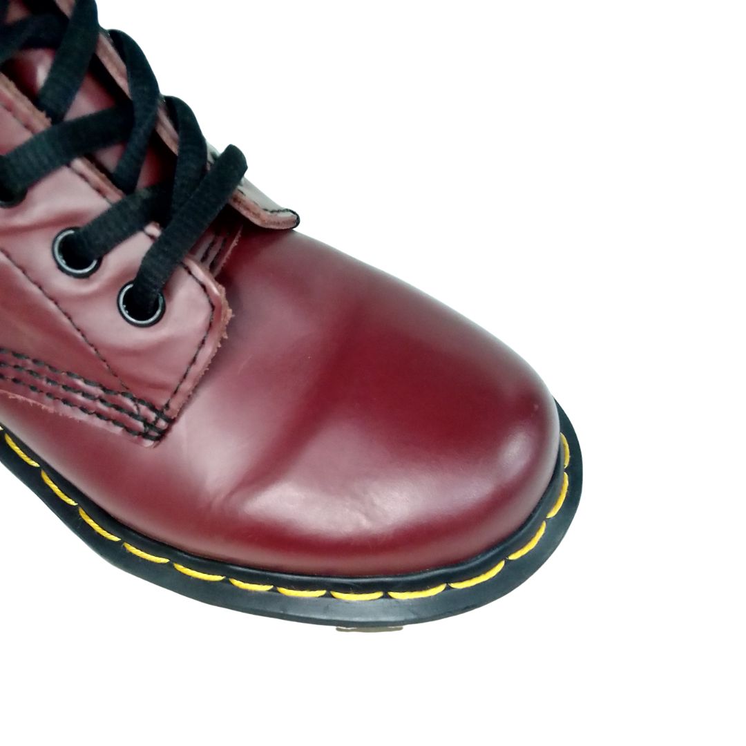 1490 Smooth Mid Calf 10 Hole Cherry Red | 4 UK