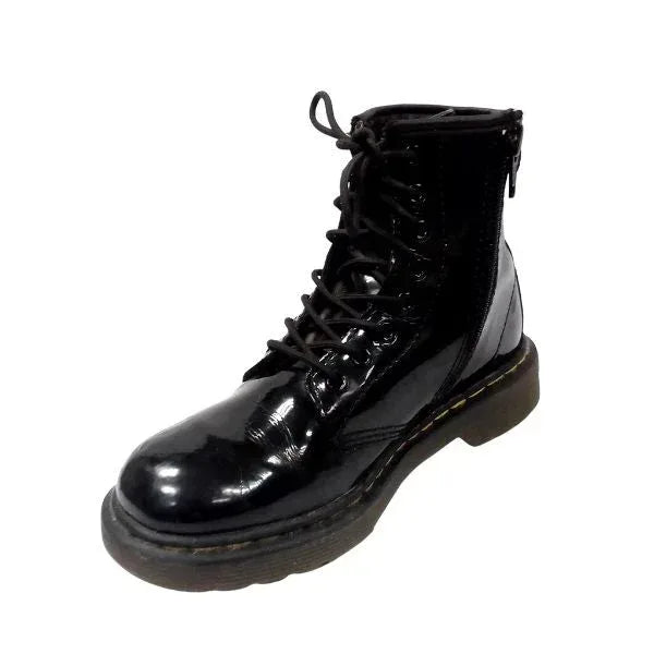 Delaney Patent Leather Ankle Boots | 12 UK - Preloved Docs