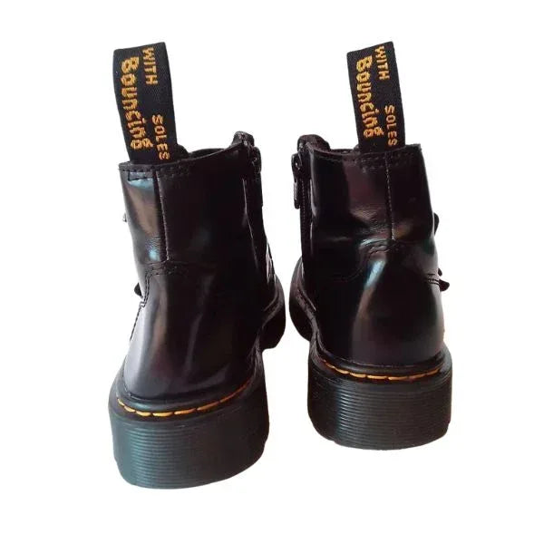 Devon Bex Leather Ankle Boots | 2 UK - Preloved Docs