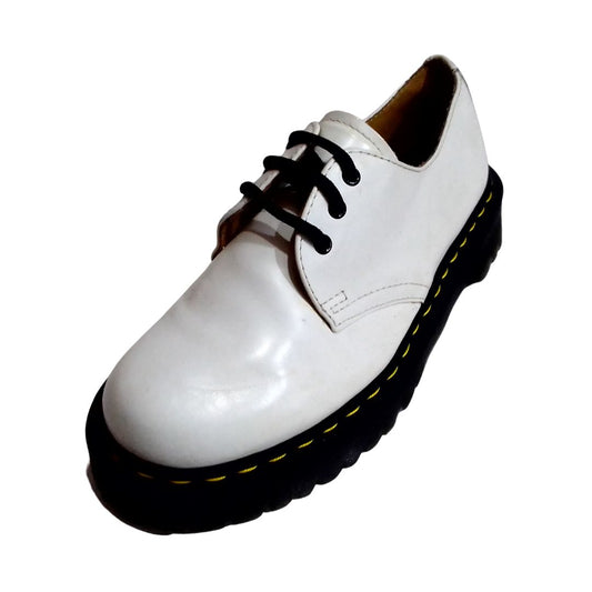 1461 Bex Smooth Leather Oxford Shoes White | 4 UK