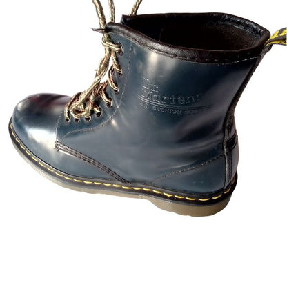 1460 Navy Smooth Leather | 8 UK