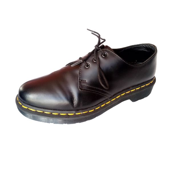 1461 Mono Black Leather Oxford Shoe | 7 UK