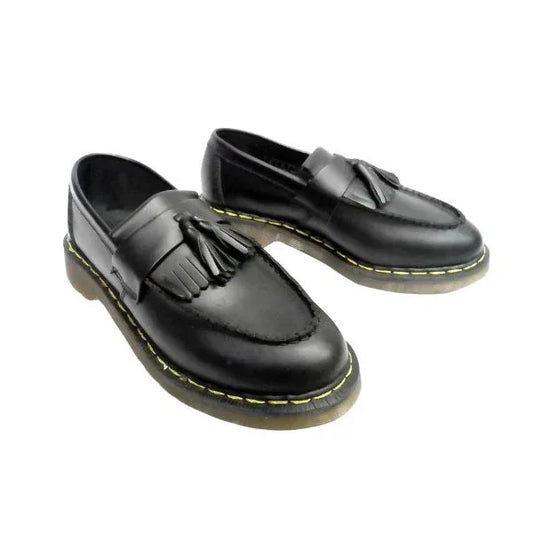 Adrian Tassel Loafers Black | 5 UK - Preloved Docs