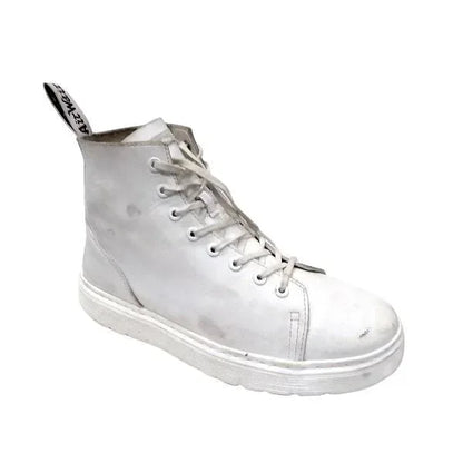 Talib White Leather | 9 UK - Preloved Docs