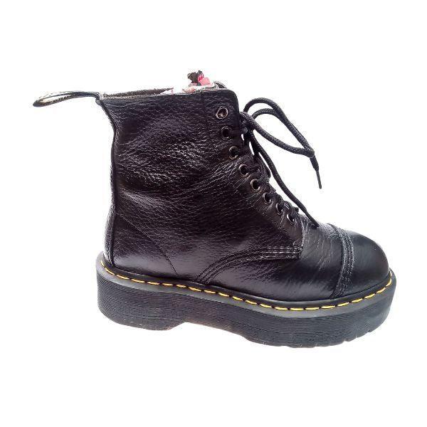 Sinclair Platform Milled Leather | 4 UK - Preloved Docs