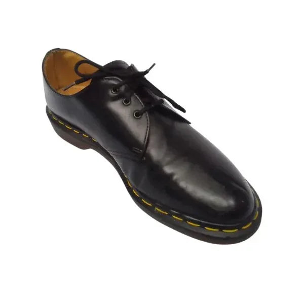 1484 Black Waxy Leather | 10 UK - Preloved Docs