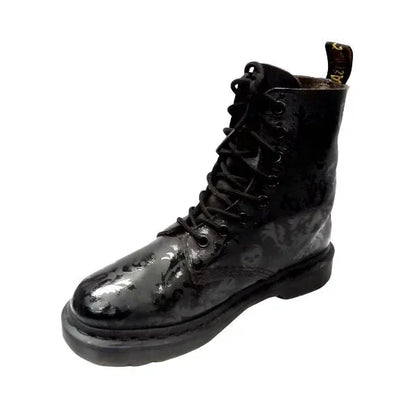 Cassidy Skull Leather Boots | 4 UK - Preloved Docs