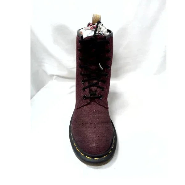 Vegan Castel Cherry Red Canvas | 5 UK - Preloved Docs