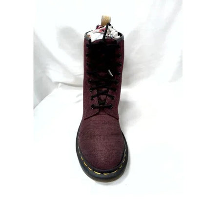 Vegan Castel Cherry Red Canvas | 5 UK - Preloved Docs