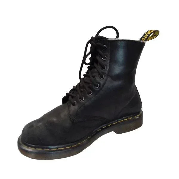 Serena Faux Fur Lined Leather Boots | 6 UK - Preloved Docs