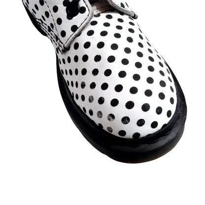 Pascal Polka Dot Leather | 4 UK - Preloved Docs