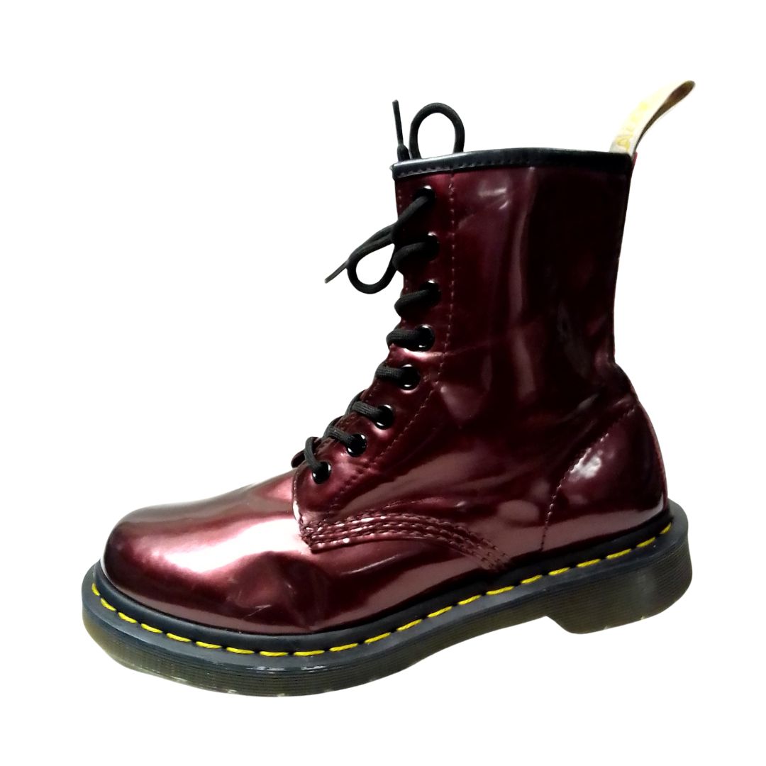 1460 Vegan Leather Boots in Oxblood | 5 UK