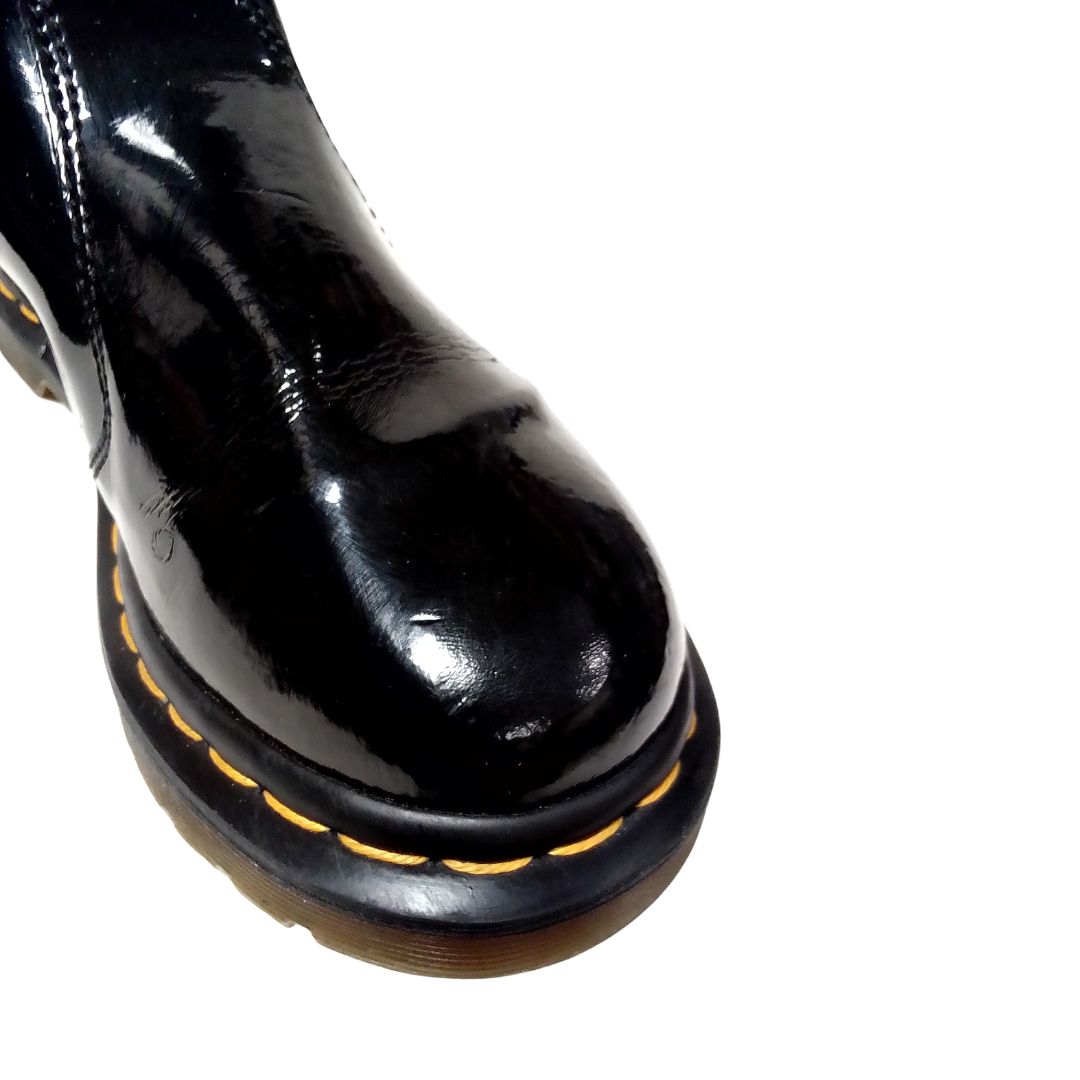 2976 Chelsea Boots Glossy Black Patent Leather | 5 UK