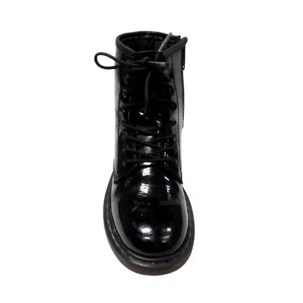 Delaney Patent Leather Ankle Boots | 12 UK - Preloved Docs