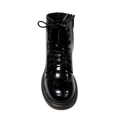 Delaney Patent Leather Ankle Boots | 12 UK - Preloved Docs