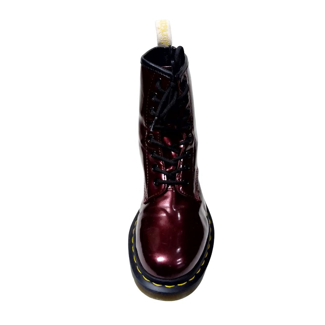 1460 Vegan Leather Boots in Oxblood | 5 UK