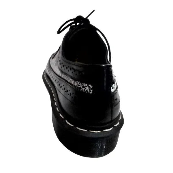 3989 Lace Wingtip Brogue Leather Shoe | 4 UK - Preloved Docs