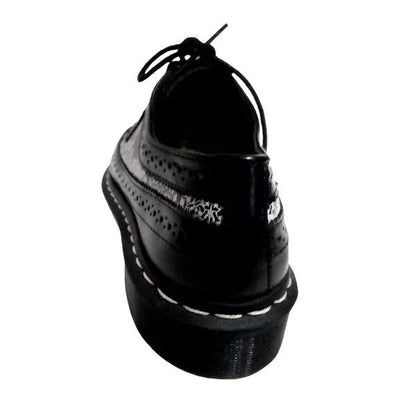 3989 Lace Wingtip Brogue Leather Shoe | 4 UK - Preloved Docs