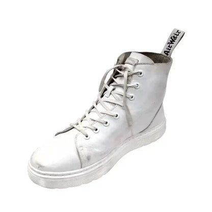 Talib White Leather | 9 UK - Preloved Docs