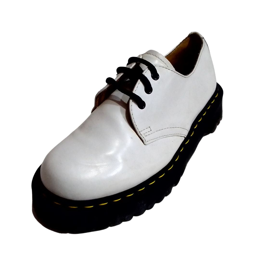 1461 Bex Smooth Leather Oxford Shoes White | 4 UK