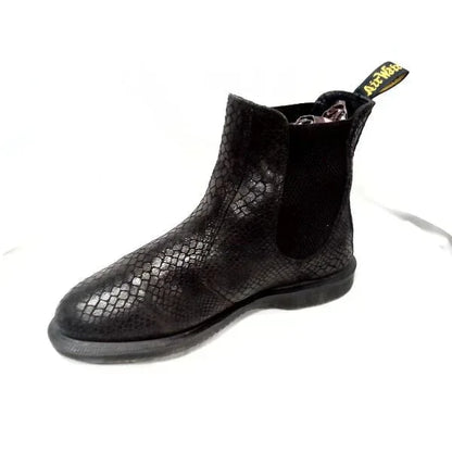 Flora Black Snake Chelsea | 6 UK - Preloved Docs