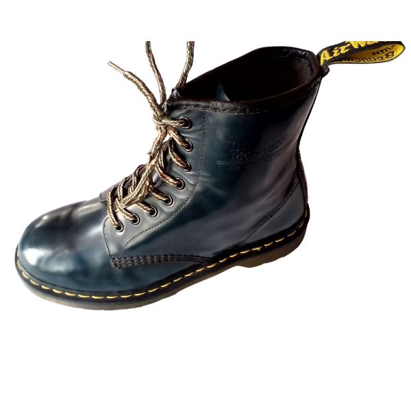 1460 Navy Smooth Leather | 8 UK