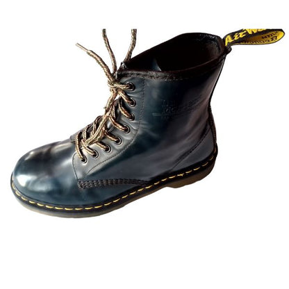 1460 Navy Smooth Leather | 8 UK