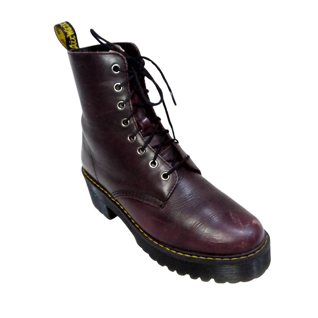 Shriver Hi Boots Burgundy Vintage Finish | 7 UK
