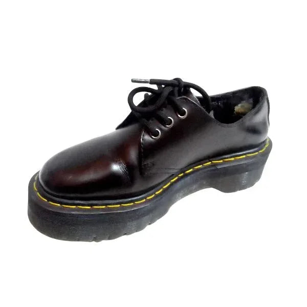1461 Quad Platform Leather | 6 UK - Preloved Docs