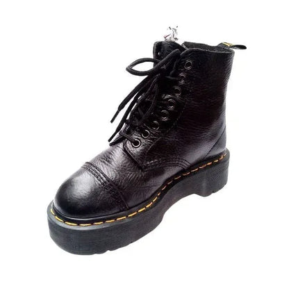 Sinclair Platform Milled Leather | 4 UK - Preloved Docs