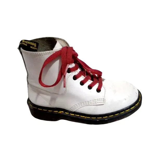 8165 White Leather | 4 UK - Preloved Docs