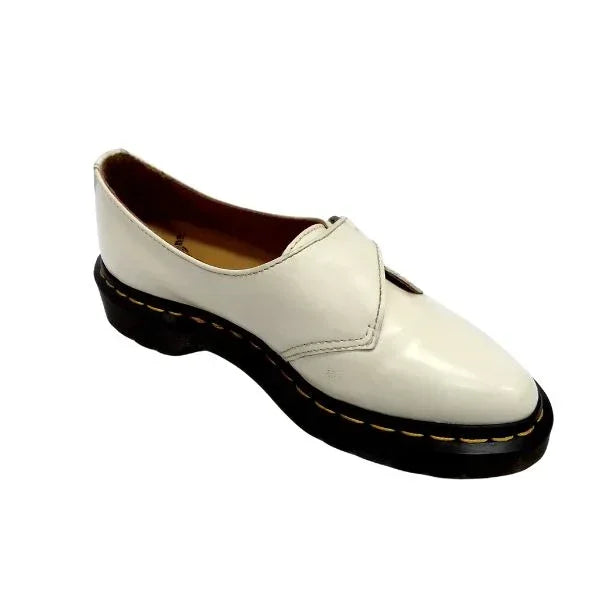 Agnes Pointed Monk in Off-White Polished | 3 UK - Preloved Docs