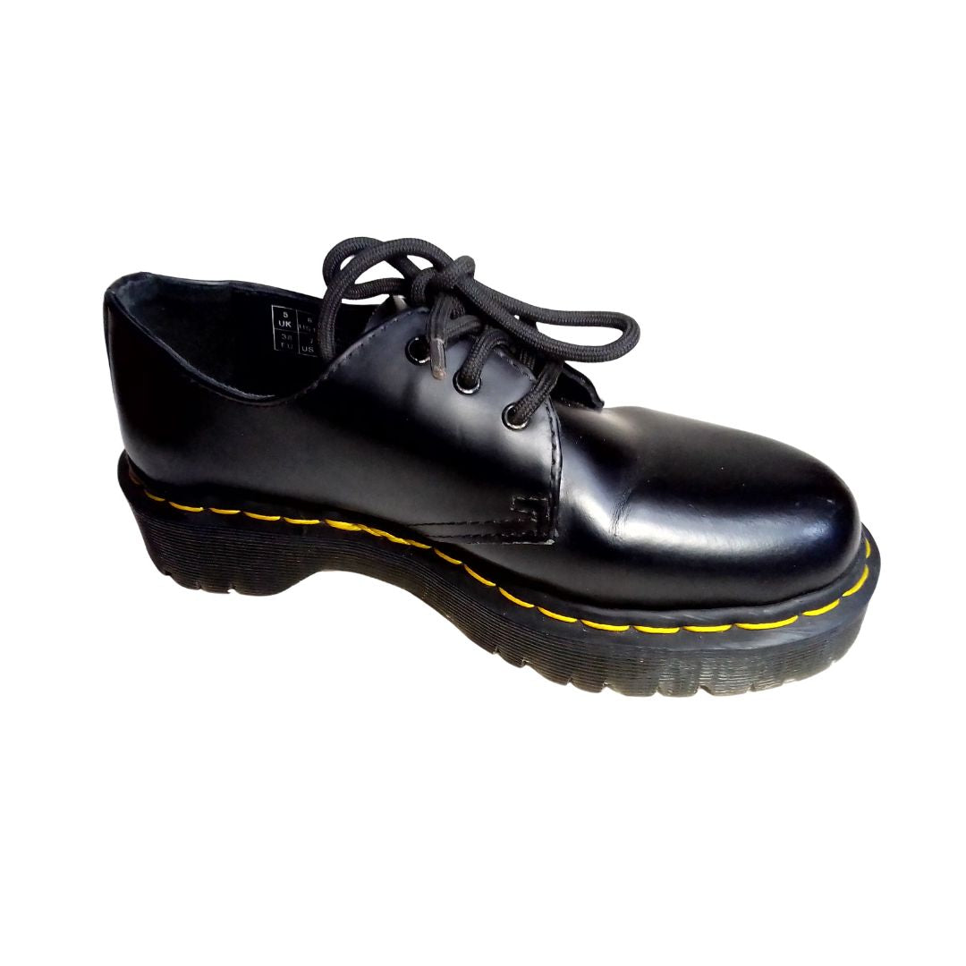 1461 Bex Smooth Leather Oxford Shoes Black | 5 UK