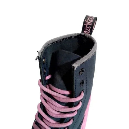 1460 W Navy and Pink Suede | 4 UK - Preloved Docs