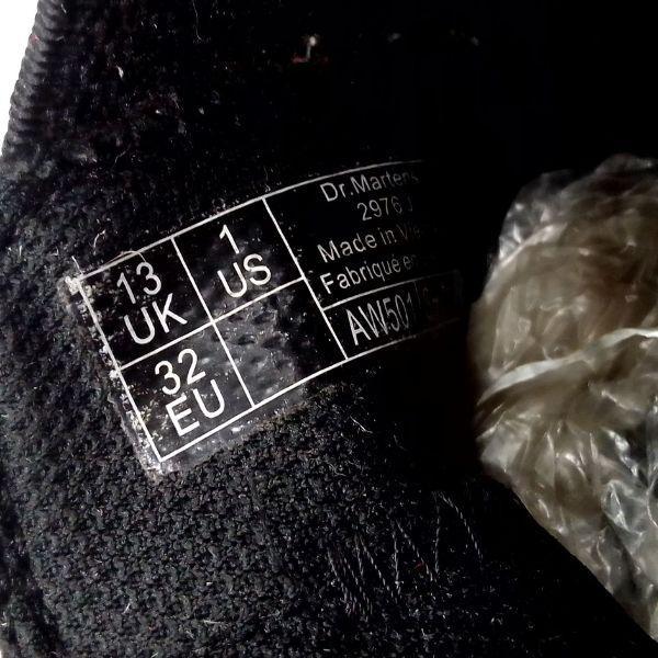 2976 J Black Leather | 13 UK - Preloved Docs