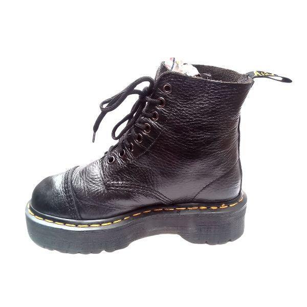 Sinclair Platform Milled Leather | 4 UK - Preloved Docs