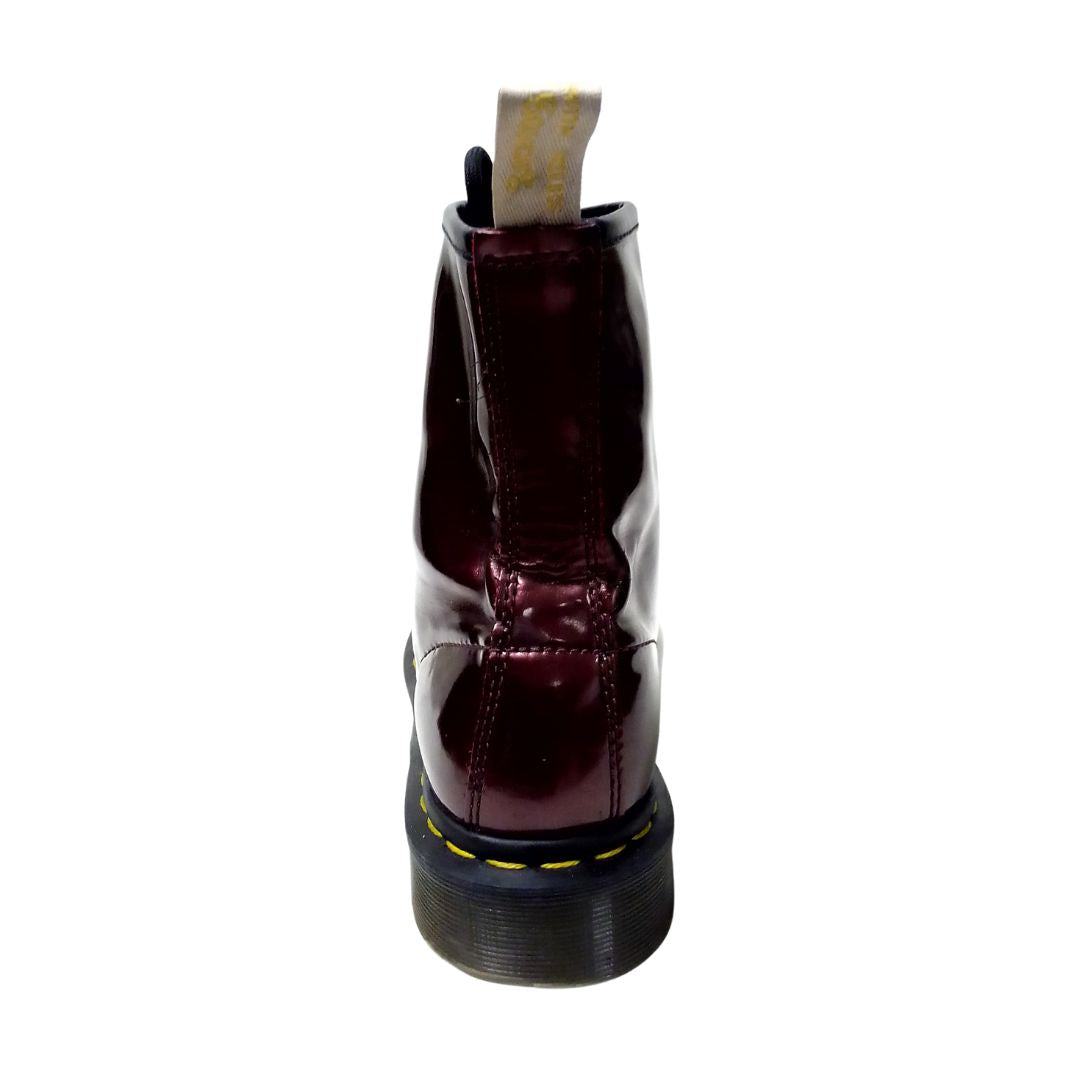 1460 Vegan Leather Boots in Oxblood | 5 UK