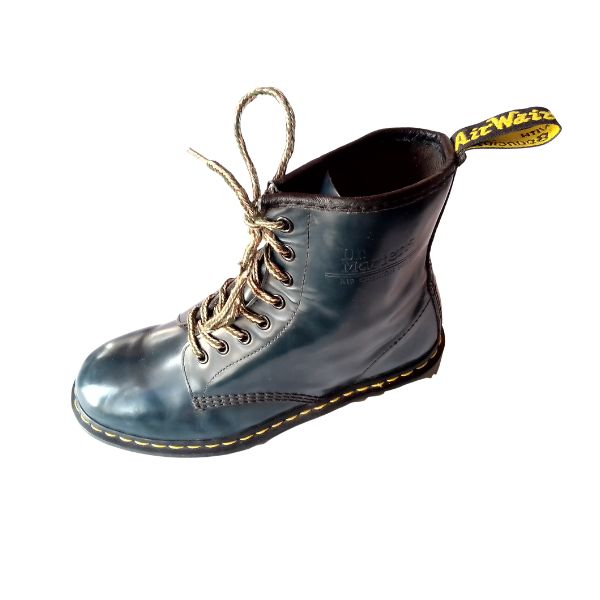 1460 Navy Smooth Leather | 8 UK