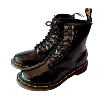 1460 W Black Patent Leather | 5 UK - Preloved Docs