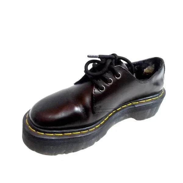 1461 Quad Platform Leather | 6 UK - Preloved Docs