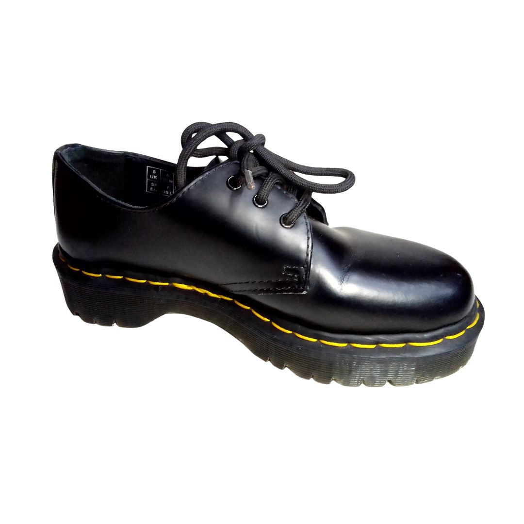 1461 Bex Smooth Leather Oxford Shoes Black | 5 UK